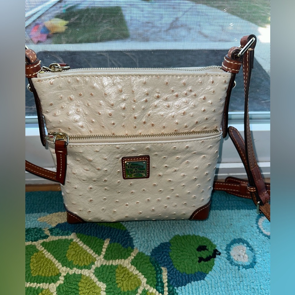 New no tags Dooney and Bourke Ostrich Crossbody